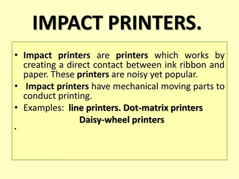 Image result for How Impact Printers Work