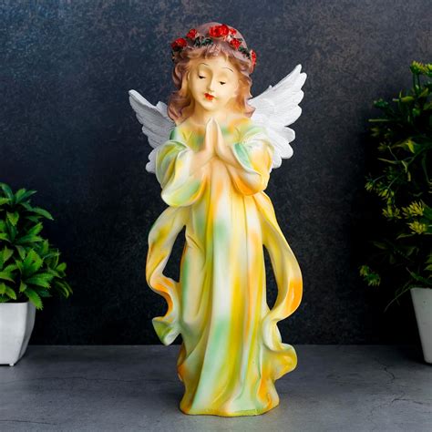 Buy Global Grabbers Praying Angel Statue for Good Luck Showpiece Home ...