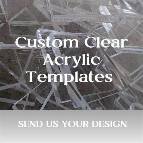 Custom Acrylic Templates Designed for Handmade Wallets, Bags and Sewing ...