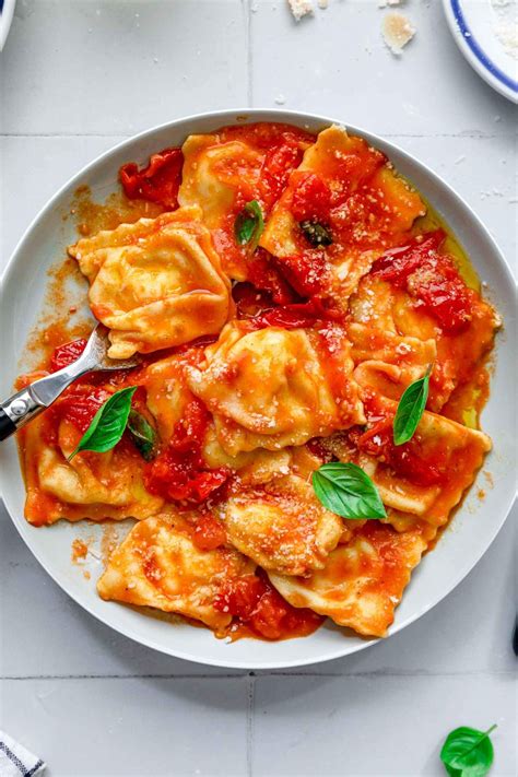 Ravioli with Tomato Sauce | Recipe | Cherry tomato sauce, Beef recipes ...