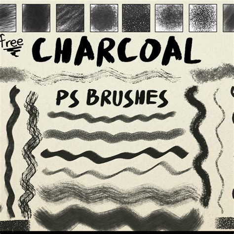 18+ Photoshop Charcoal Brushes Psd