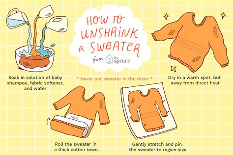 How to Unshrink a Shrunken Sweater