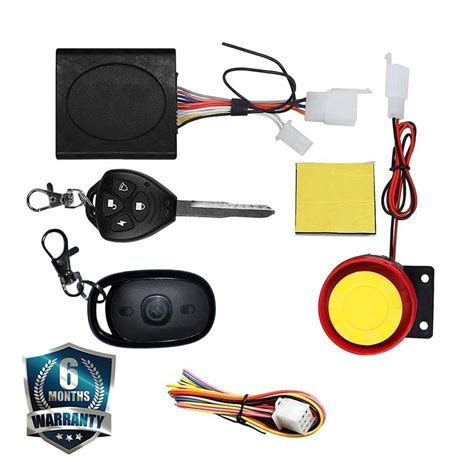 OBEROI'S TRADERS Remote Button Key Anti-Theft Security System Bike ...