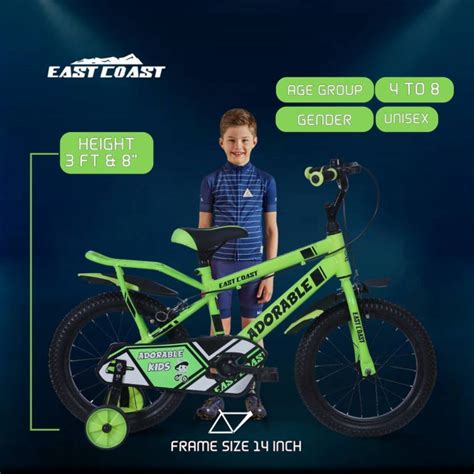 Adorable Single-Speed Kids BMX Cycle/Bicycle | 16T Bike for Kids - Gre ...