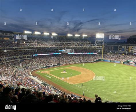 Summertime night game, America’s favorite pastime in the Nation’s ...