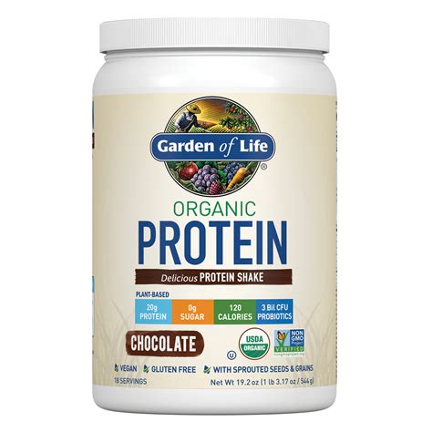 Garden of Life Raw Organic Protein Chocolate 23.4oz (1 lb 7.4 oz / 664g ...