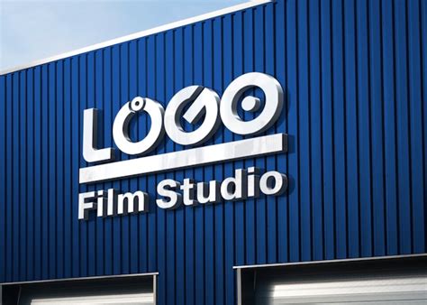 Realistic 3d logo mockup | Premium PSD