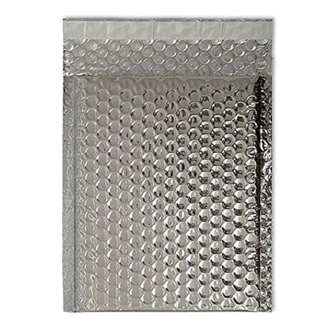 ABF Global ABF040301 Plastic Metallic Foil Bubble Mailer Pouches Poly ...