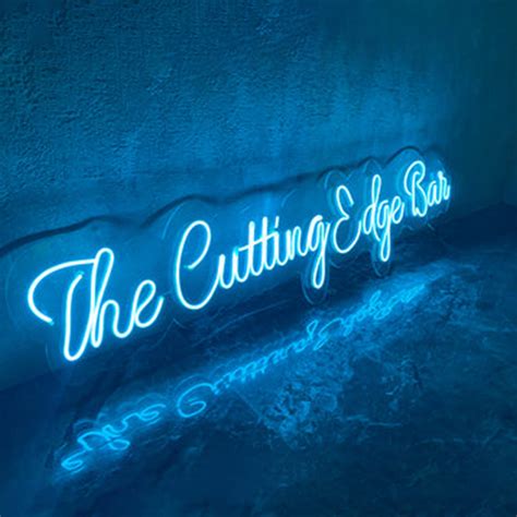Buy The Cutting Edge Bar Neon Sign Online India – acrylicsheetsindia
