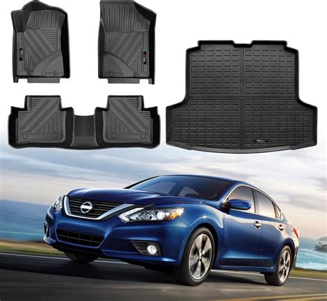 for 2013-2018 Nissan Altima Floor Mats and Cargo Trunk Liner Set All ...