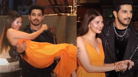 Pandya Store actor Kanwar Dhillon lifts injured girlfriend Alice ...