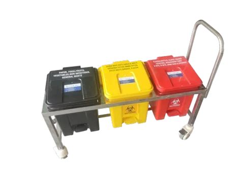 Bio Medical Waste Trolley - Bio Medical Waste Segregation Trolley 10 ...