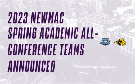 56 Student-Athletes Recognized On 2023 NEWMAC Spring Academic All ...