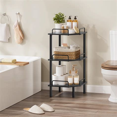 Tajsoon Corner Shelf Stand, 3 Tier Industrial Corner India | Ubuy