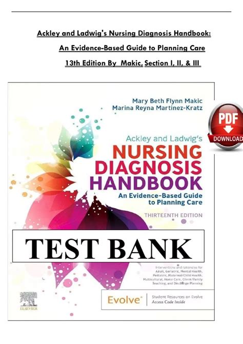 Test Bank For Ackley And Ladwig’s Nursing Diagnosis Handbook, 13th ...