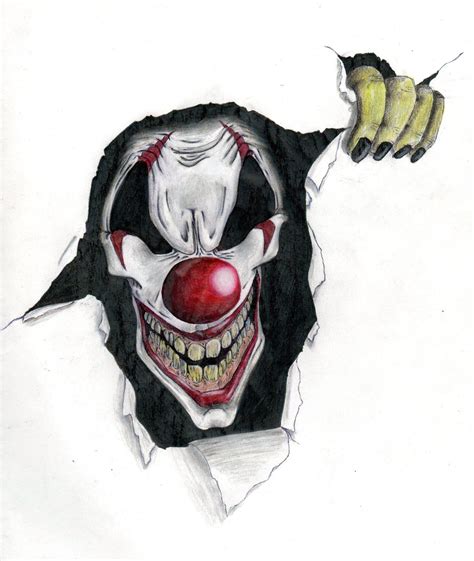 Evil Clown Tattoo Drawings - Printable Calendars AT A GLANCE