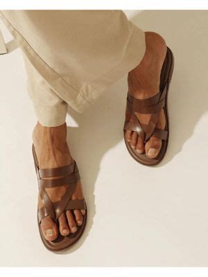 Buy Rare Rabbit Bron Tan Sandals (UK 7) Online