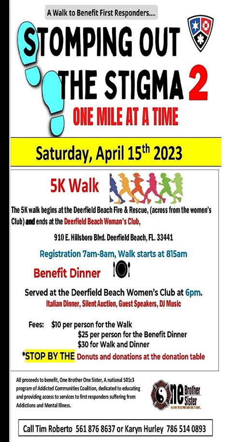 Stomping Out The Stigma 2 One Mile At A Time, Woman's Club of Deerfield ...