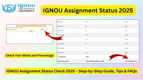Rezultat imagine pentru Assignment Status IGNOU Check