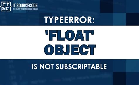 Image result for Type Object Is Not Subscriptable