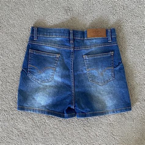 Blue Lee Cooper Denim Shorts Women Size: S Waist:... - Depop