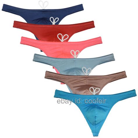 Jaxfstk Men's Shiny Swim Thong: Elastic, Smooth, G-string India | Ubuy