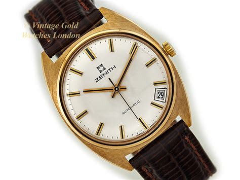 Zenith Cal.2572 Hi-Beat Automatic 9ct 1977 | Vintage Gold Watches