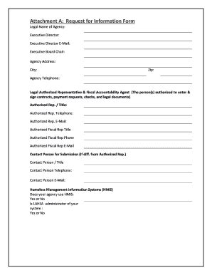 Fillable Online documents lahsa FY 2014 CoC Request for Information CoC ...