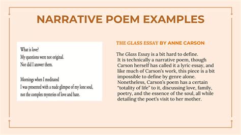 Narrative Poem Definition