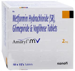 Amaryl Mv 2mg Tablet 15: Uses, Side Effects, Price & Substitutes