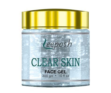 Clear Skin Face Gel | Tea Tree & Neem Acne Gel for Oily to Normal Skin ...