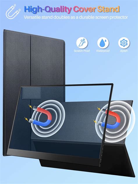 Buy 2K 17.3 Inch Portable Monitor, WQHD 1440P 100% sRGB Travel Monitor ...