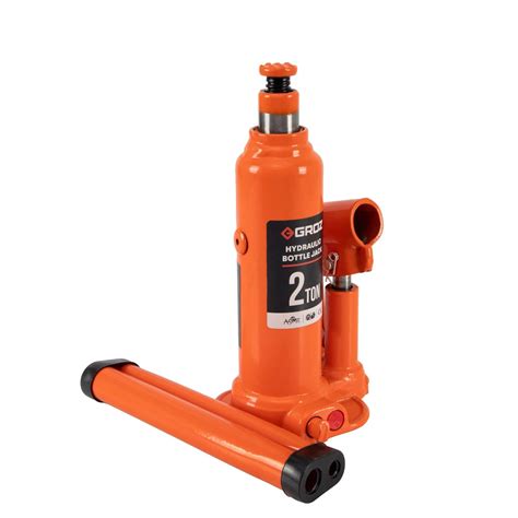 GROZ 2 Ton Hydraulic Bottle Jack with Load Limiting Device | Jack for ...