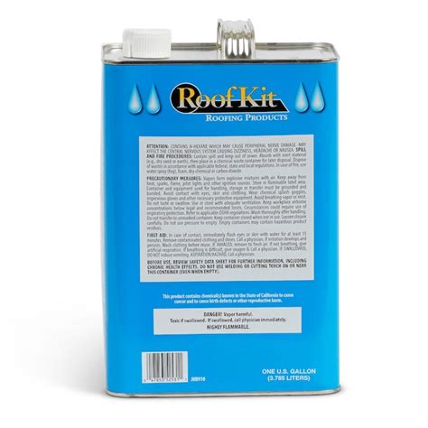 RoofKit Roofing Products Primer 128-fl oz Clear Roof seam primer in the ...