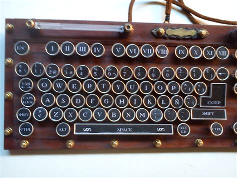 Image result for Steampunk-Themed Computer Keyboard