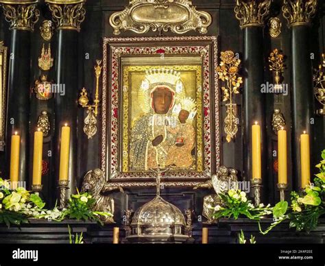 Czestochowa, Poland - August 5, 2018: Shrine of the Black Madonna Stock ...