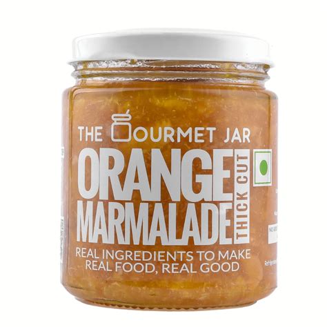 The Gourmet Jar Orange Marmalade/Jam with Oranges, Sugar, and Lemon ...
