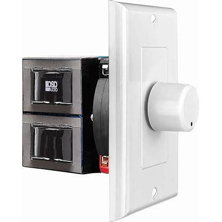 Buy SVC100 Impedance Matching 100W In-Wall Rotary Knob Style Home ...