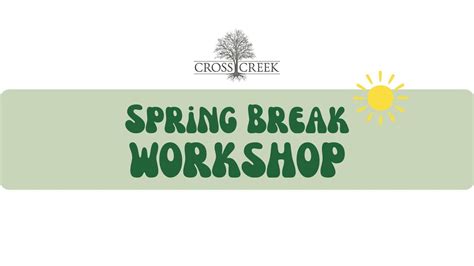 Spring Break Workshop (Midlothian): Flower Crowns & Nature Color Hunt ...
