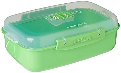 Buy Sistema Microwave Rectangular Container, Assorted Colours, 1.25 ...