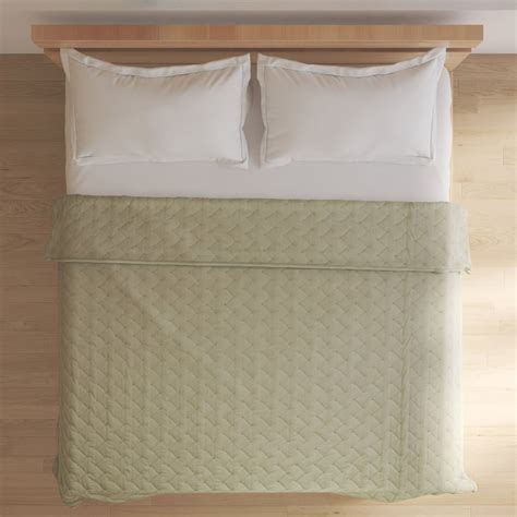 Buy Mystic Gard Mirelle Cotton Embroidered Double Quilt from Home ...
