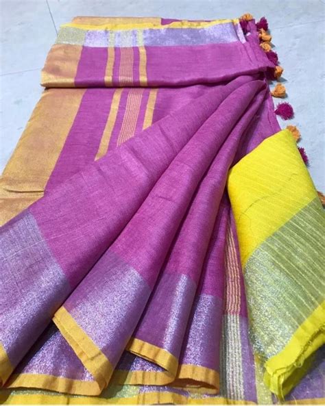 Linen Sarees - Buy Pure Linen Saree Online | Linen World – Page 5