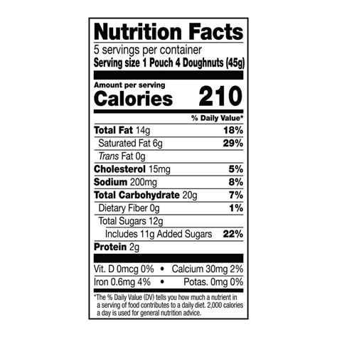 Krispy Kreme Glazed Donut Nutrition Information - Nutrition Information