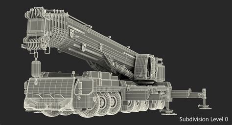 Liebherr LTM 1450 Mobile Crane Rigged 3D | 3D Molier International