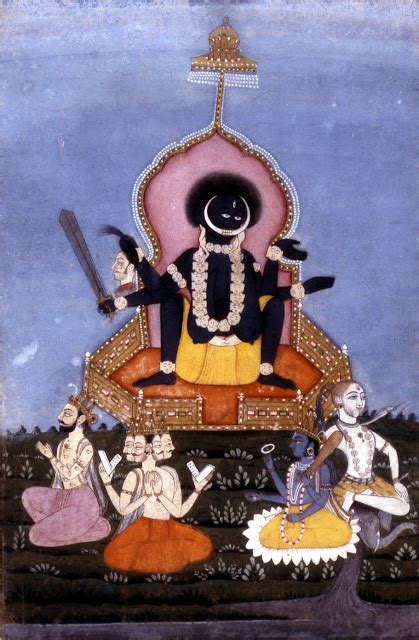 Kali as the Supreme Deity - 19th Century - Old Indian Arts
