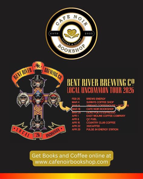 Local Uncommon Tour - Cafe Noir Bookshop Coffee Feature, Bent River ...