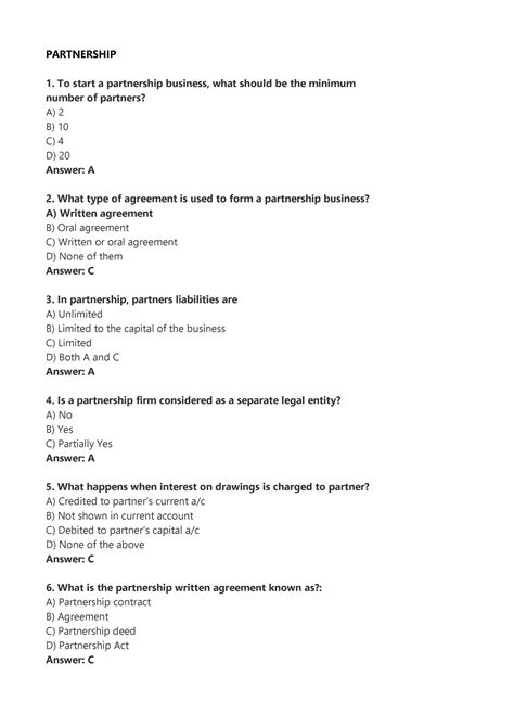 Payable tds work contract july - PARTNERSHIP 1. To start a partnership ...
