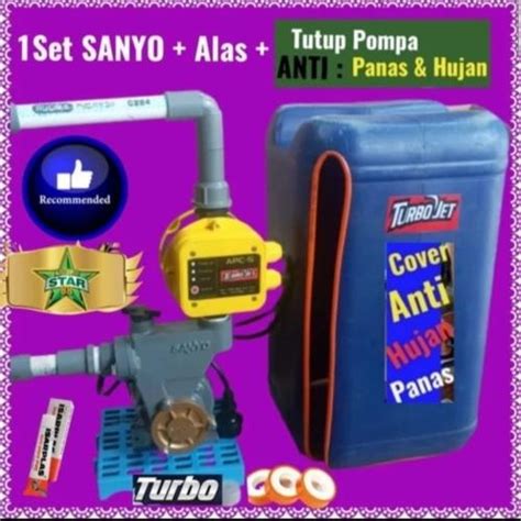 Jual Pompa booster pump SANYO pendorong air toren otomatis york digital ...