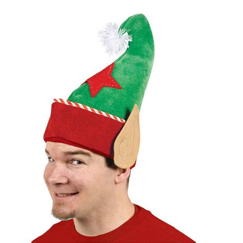 Christmas Elf Hat Santa Hats With Sequins For Party Costume New Year ...