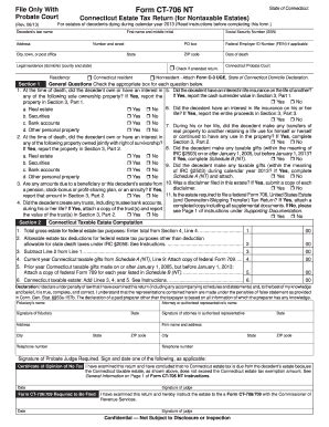 2013 Form CT DRS CT-706 NT Fill Online, Printable, Fillable, Blank ...